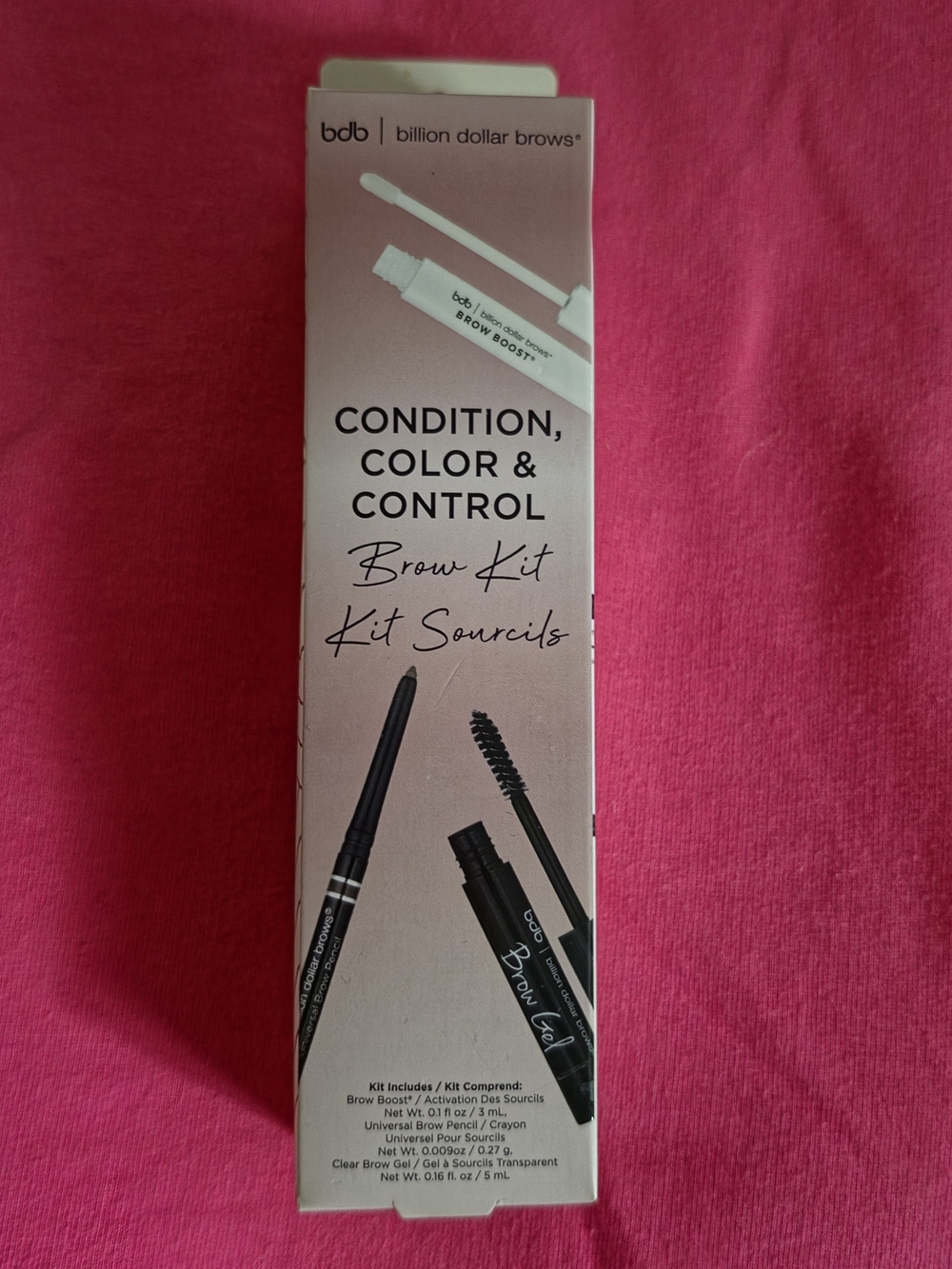 bdb Billion Dollar Brows Condition, Color & Control Brow Kit - Pink